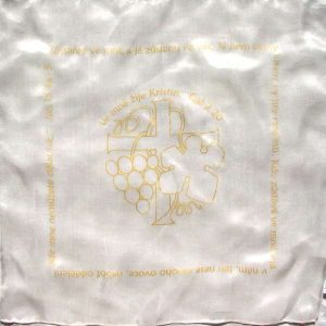 Křestní rouška Vinná réva