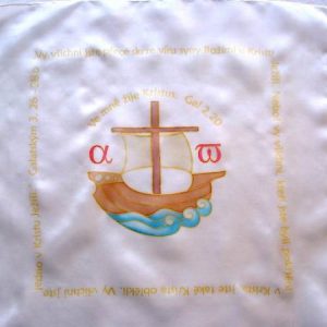 Křestní rouška Loď