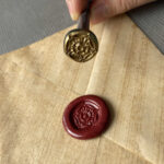 Pětilistá růže razidlo pečetidlo