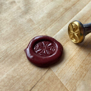 Templářský kříž pečetidlo