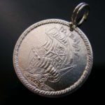 Pirátská mince stříbrný přívěsek