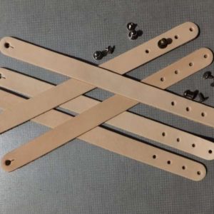 Polotovary na kožené náramky