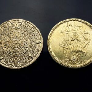 042-39 Námořnická pirátská mince – aztécké zlato