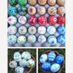 Vejce dekorované s pomocí Stojánku na zdobení kraslic