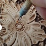 Střed květu razidlo do kůže