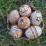 Vejce dekorované s pomocí Stojánku na zdobení kraslic