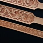 Lichoběžník s ornamentem razidlo do kůže