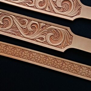 Lichoběžník s ornamentem razidlo do kůže