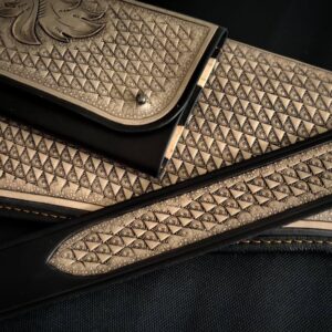 Lichoběžník s ornamentem razidlo do kůže