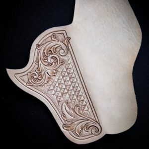 Lichoběžník s ornamentem razidlo do kůže