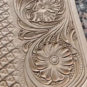 Lichoběžník s ornamentem razidlo do kůže