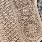 Lichoběžník s ornamentem razidlo do kůže