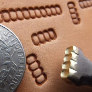 4 korálky razidlo do kůže