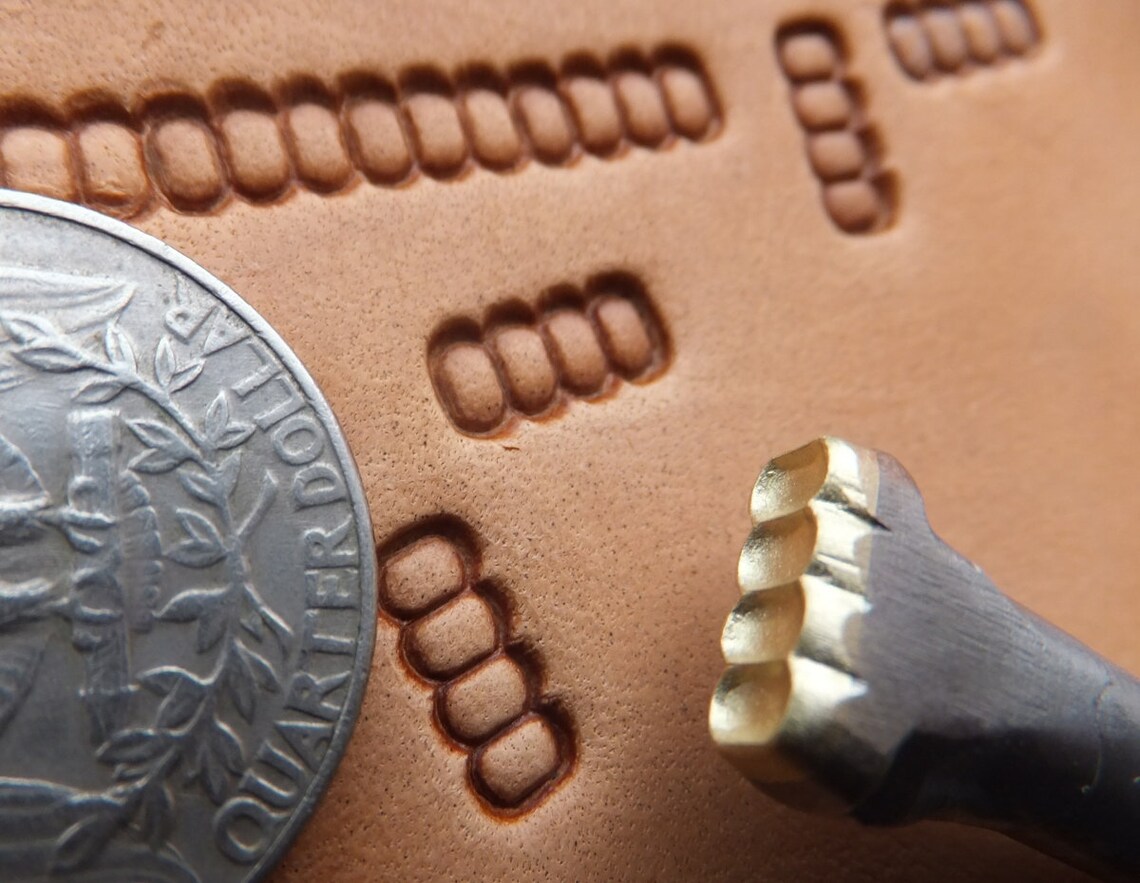 4 korálky razidlo do kůže