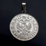 Ag Bílý groš Přívěsek