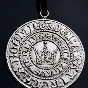Pražský groš Václava IV. přívěsek