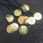 Stopa vlka medaile mosaz