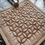 Hvězda s ornamentem do kůže