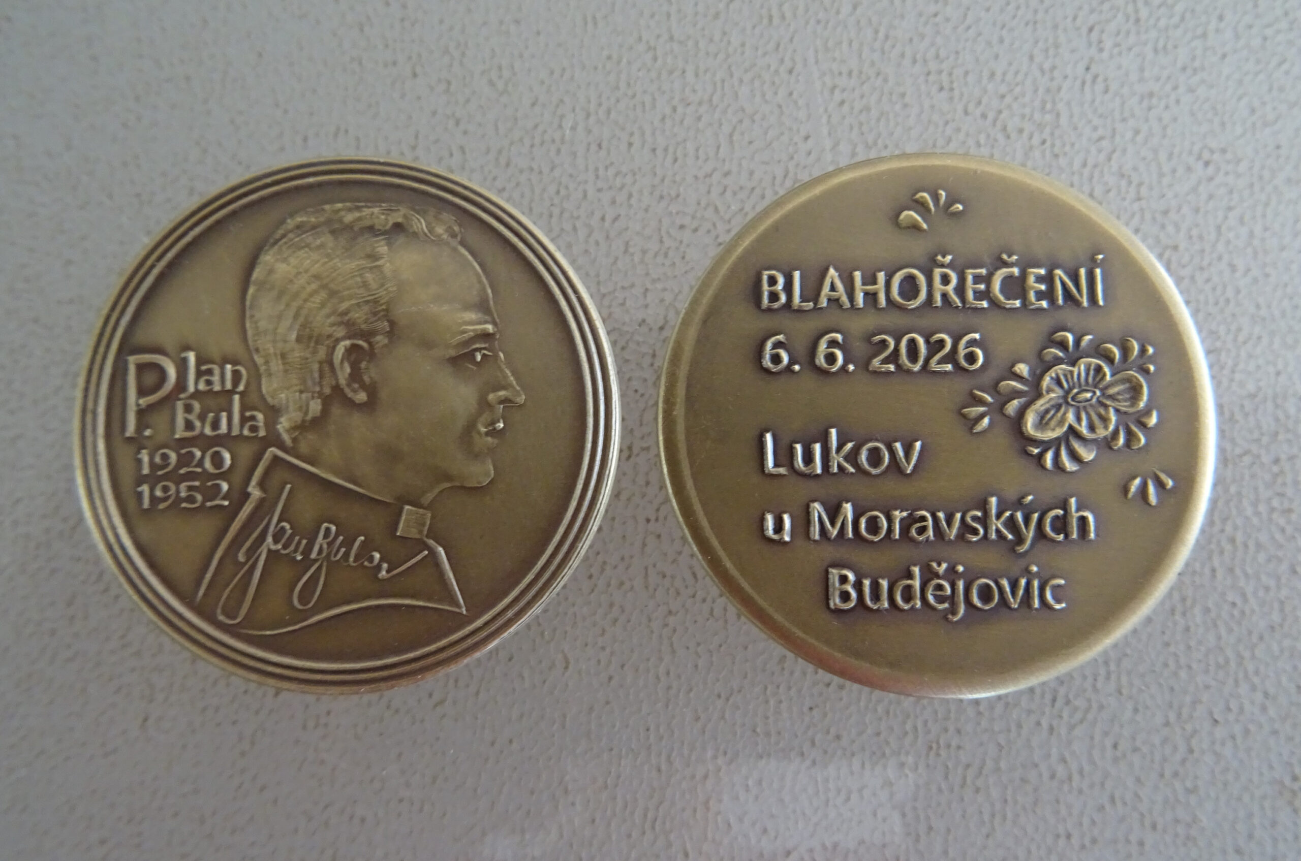 042-99 Jan Bula Blahořečení pamětní medaile