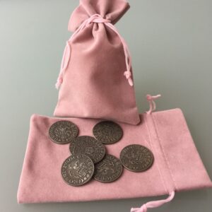 Měšec na mince a poklady - růžový